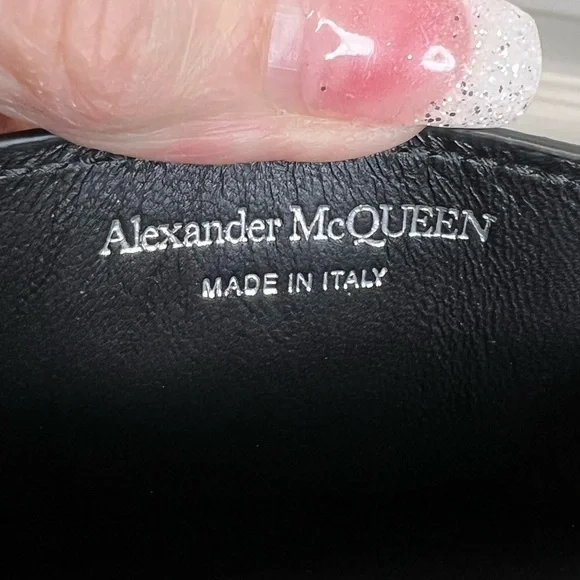 ALEXANDER MCQUEEN DENIM PHONE CASE ON CHAIN - Picture 9 of 12